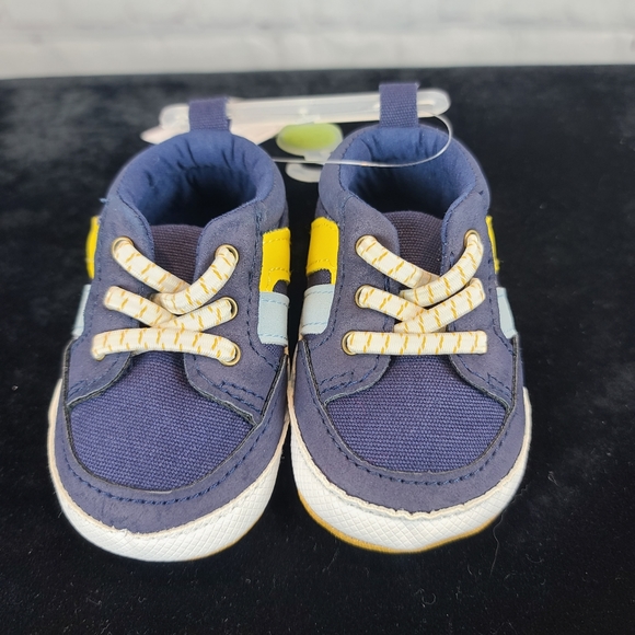 Carter's Sneakers. Blue, Gray & Yellow. - Picture 1 of 4